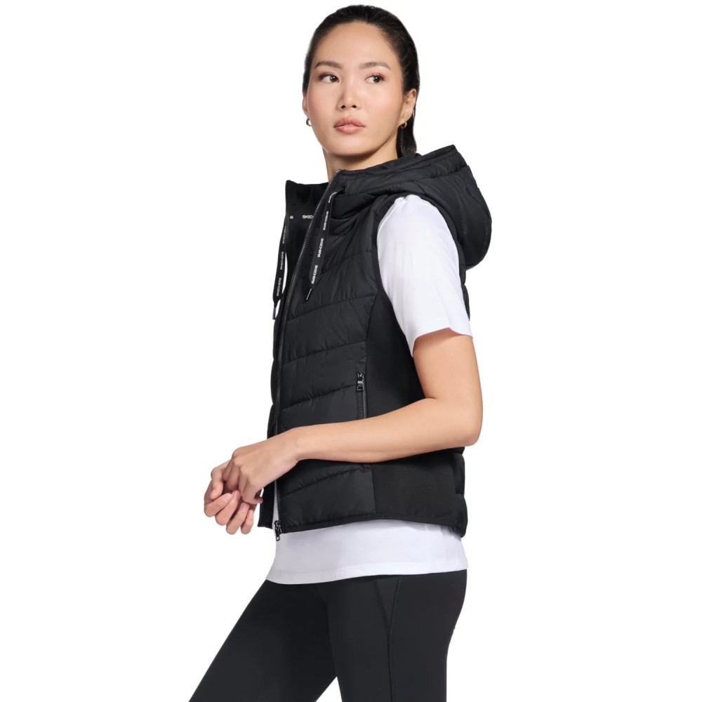 Skechers GO Shield Performance Elite Hooded Vest JA212-BLK, Skechers