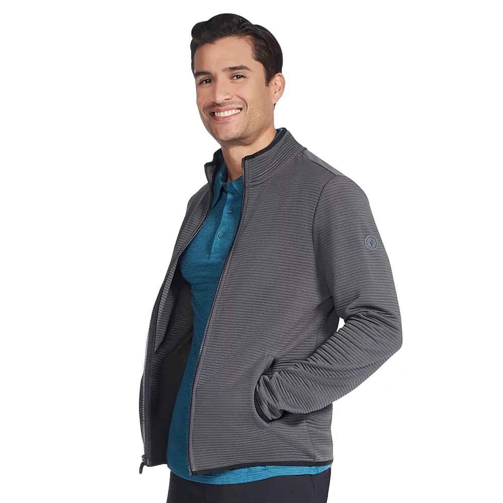 Skechers The Hoodless Hoodie Ottoman Jacket JA25-BKCC, Skechers