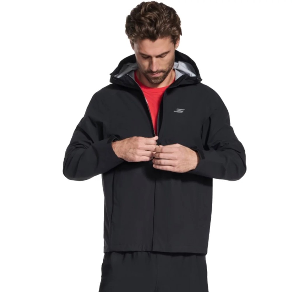 Skechers Premier Rain Jacket JA347-BLK, Skechers Skechers Premier Rain Jacket JA347-BLK, Skechers