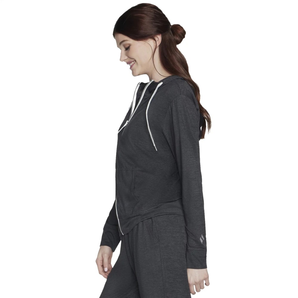 Skechers Godri Swift Full Zip Hoodie JA69-BKCC, Skechers