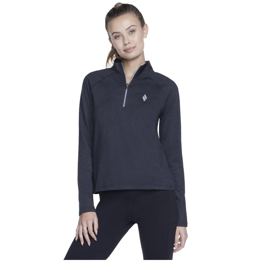 Skechers Skech-Knits Ultra Go 1/4 Zip LT4-BKCC, Skechers