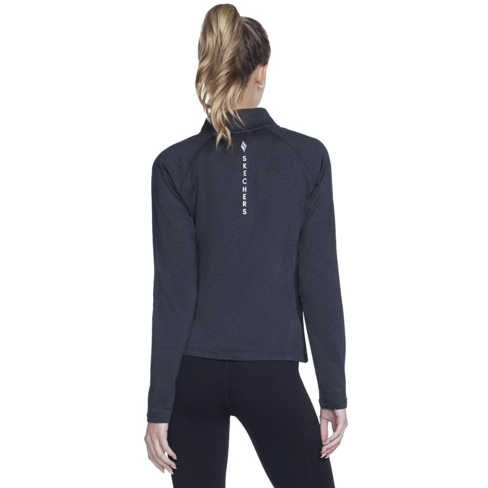 Skechers Skech-Knits Ultra Go 1/4 Zip LT4-BKCC, Skechers