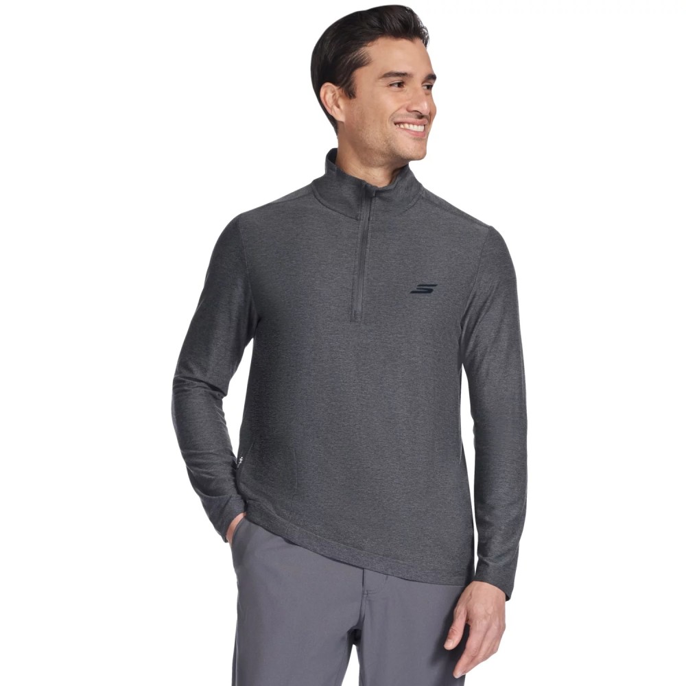 Skechers GoDri All Day 1/4 Zip LT71-BKCC, Skechers