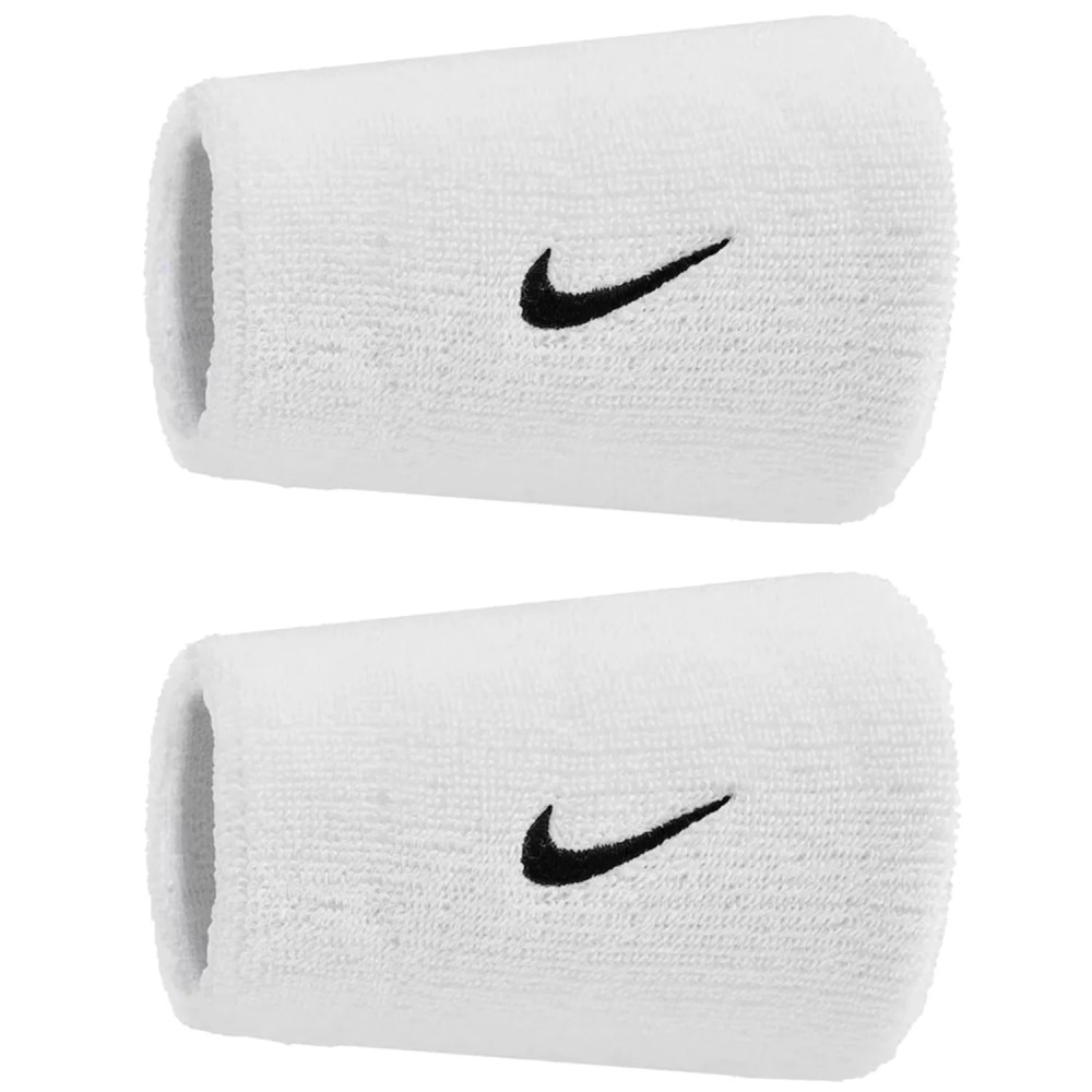 Nike Swoosh Classic Double Wide Wristbands 2PK N1012406-101, Nike