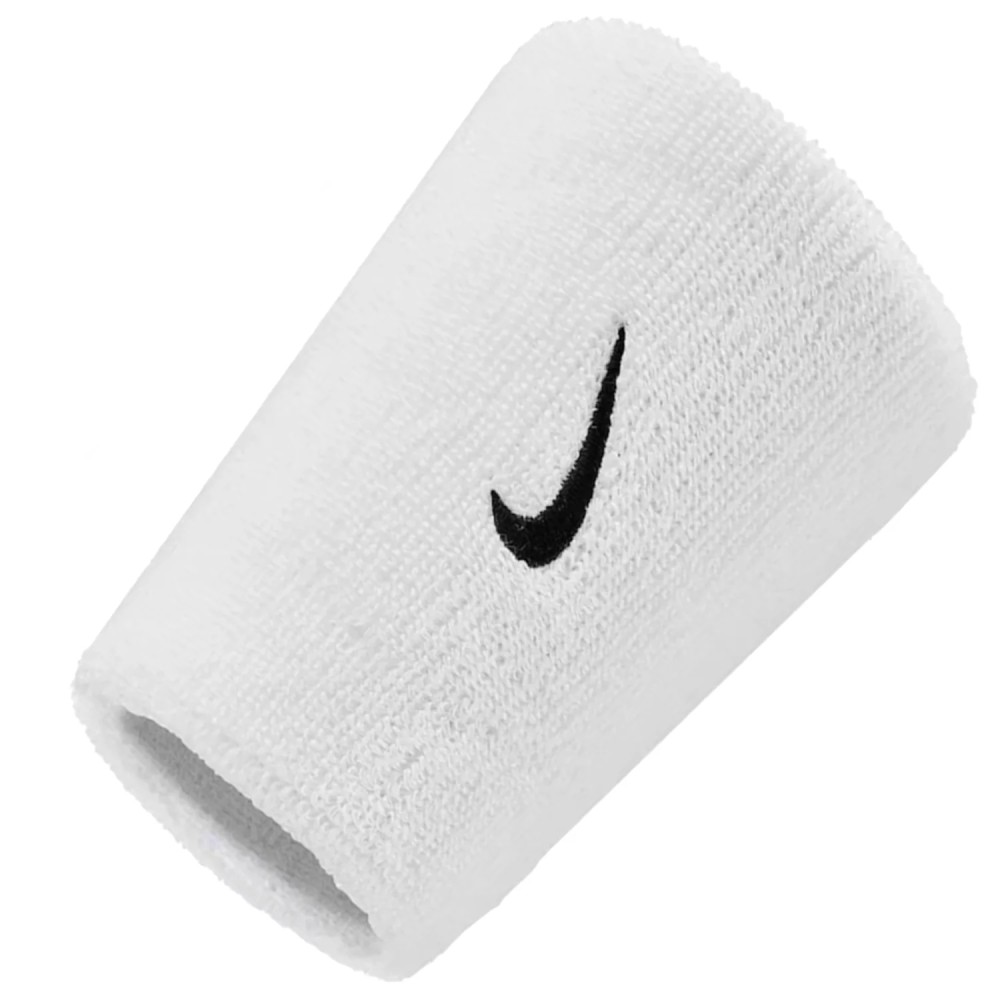 Nike Swoosh Classic Double Wide Wristbands 2PK N1012406-101, Nike