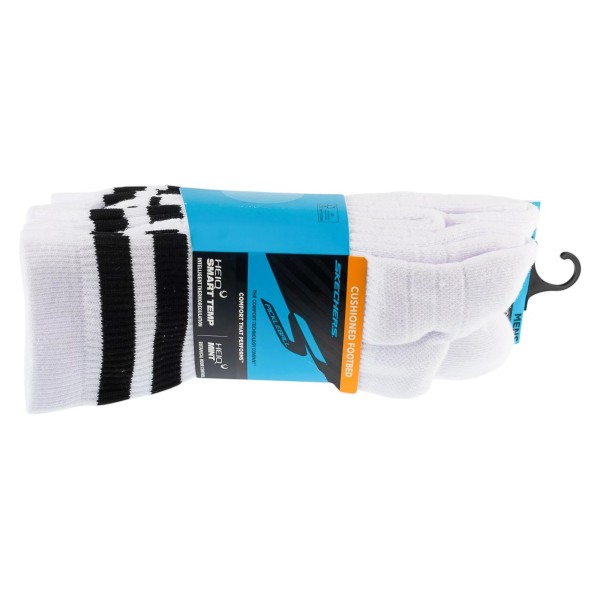 Skechers 3pk Mens PF PBall Crew Socks S01373HP-WBK