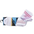 Skechers 3pk Wmns LC PB Varsity Stripe Socks S02643HP-WHT, Skechers Skechers 3pk Wmns LC PB Varsity Stripe Socks S02643HP-WHT, Skechers