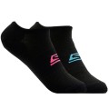 Skechers 3pk Womens Microfiber Non Terry No Show S101720-BLK, Skechers Skechers 3pk Womens Microfiber Non Terry No Show S101720-BLK, Skechers