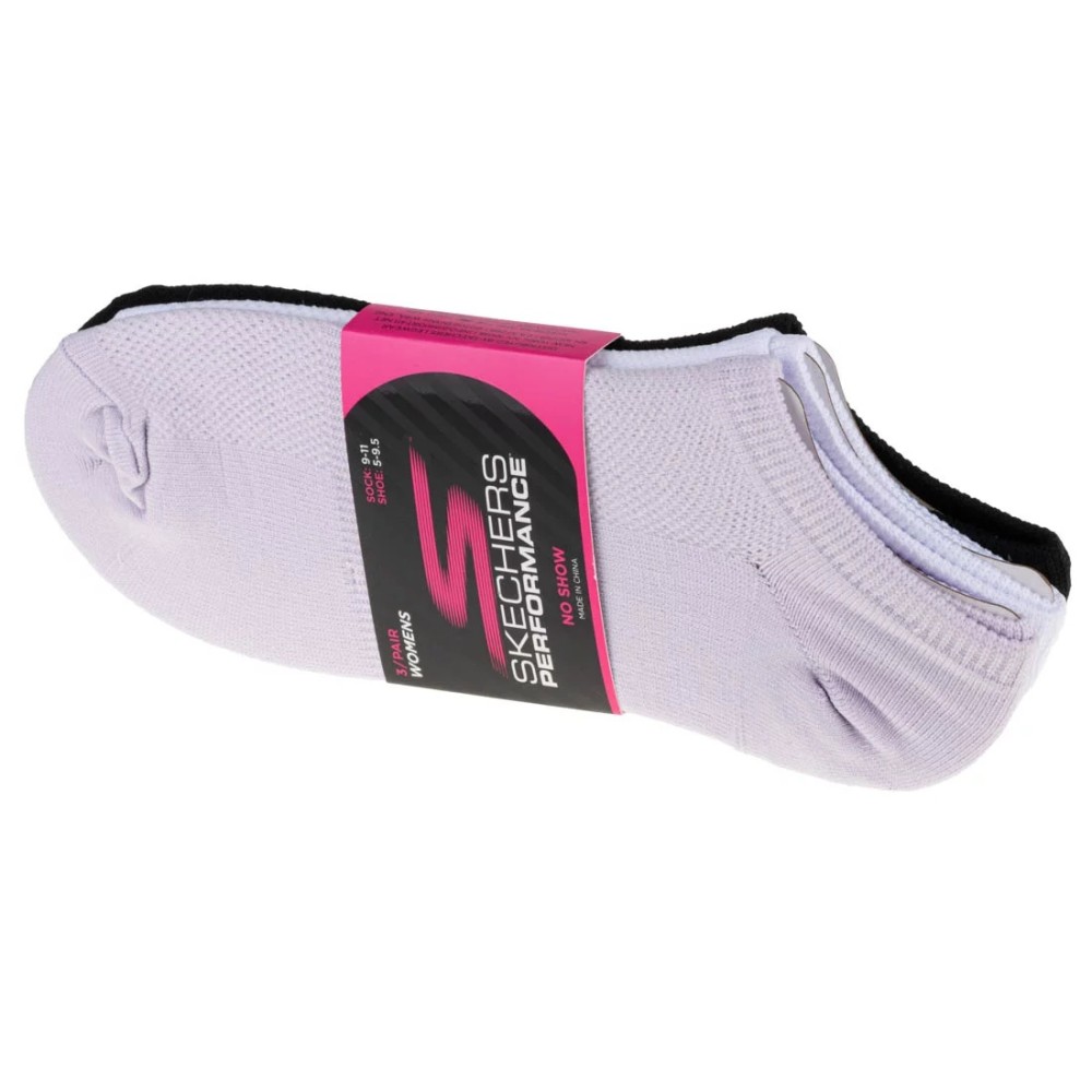 Skechers 3pk Womens Super Stretch Socks S101720-LVMT, Skechers