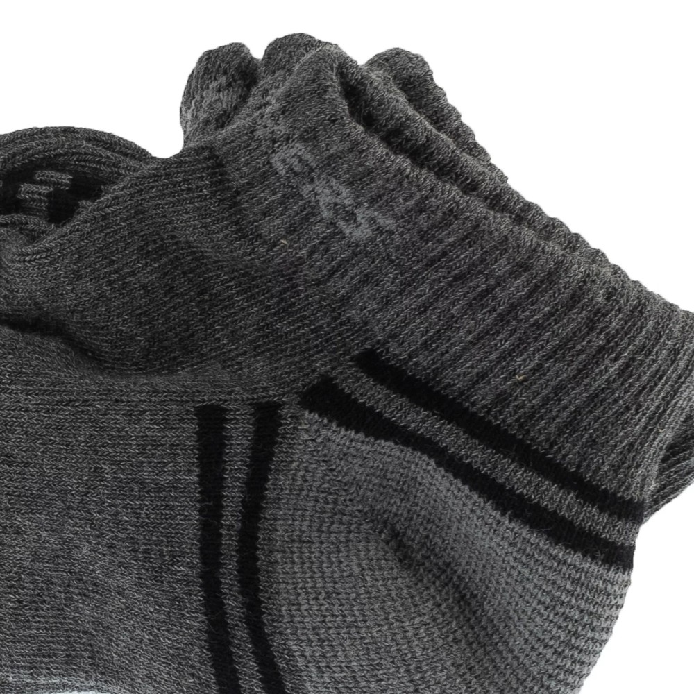 Skechers 3pk Terry Train Work Socks S102684-GRY, Skechers