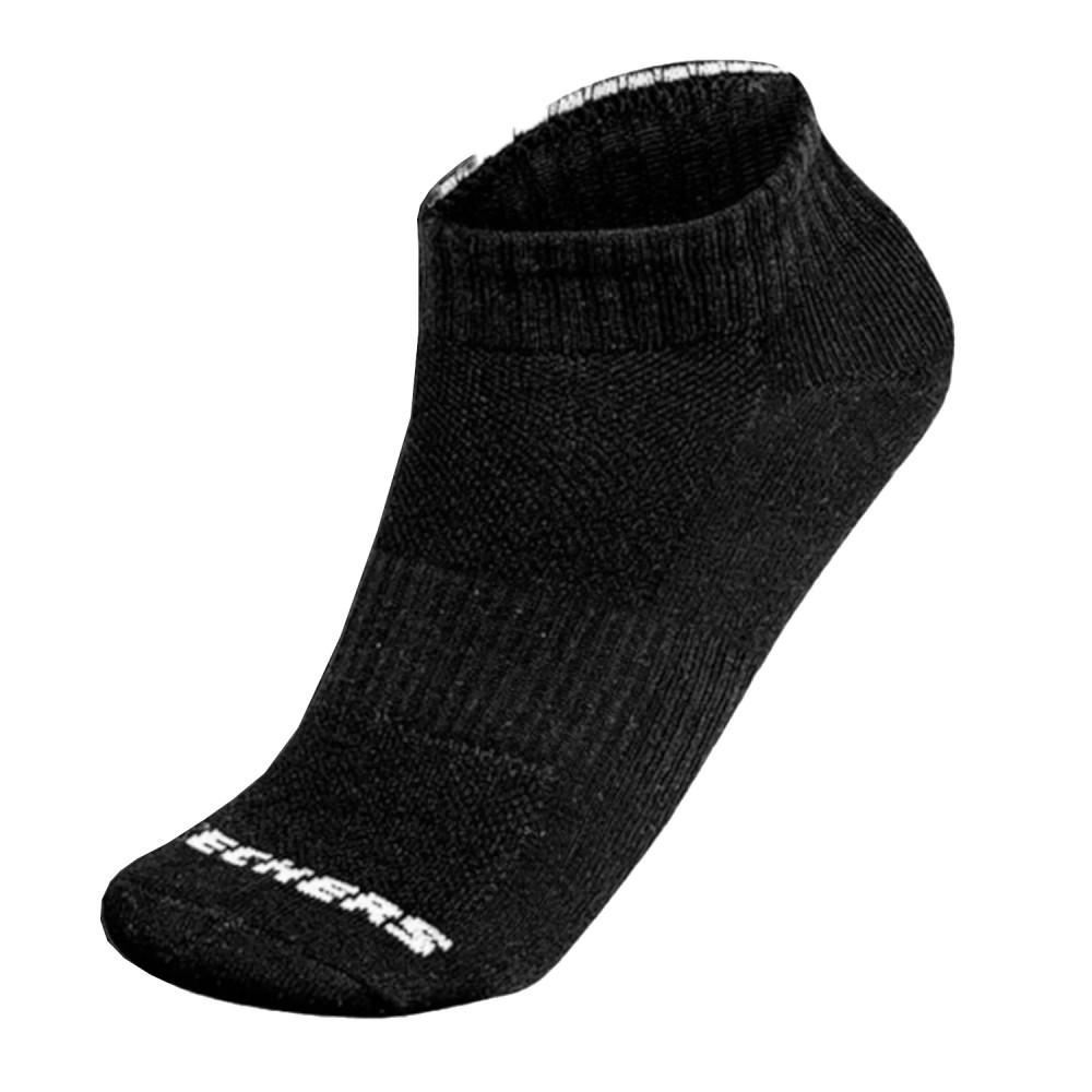 Skechers 3pk Unisex Terry Qtr Crew S111035-001, Skechers