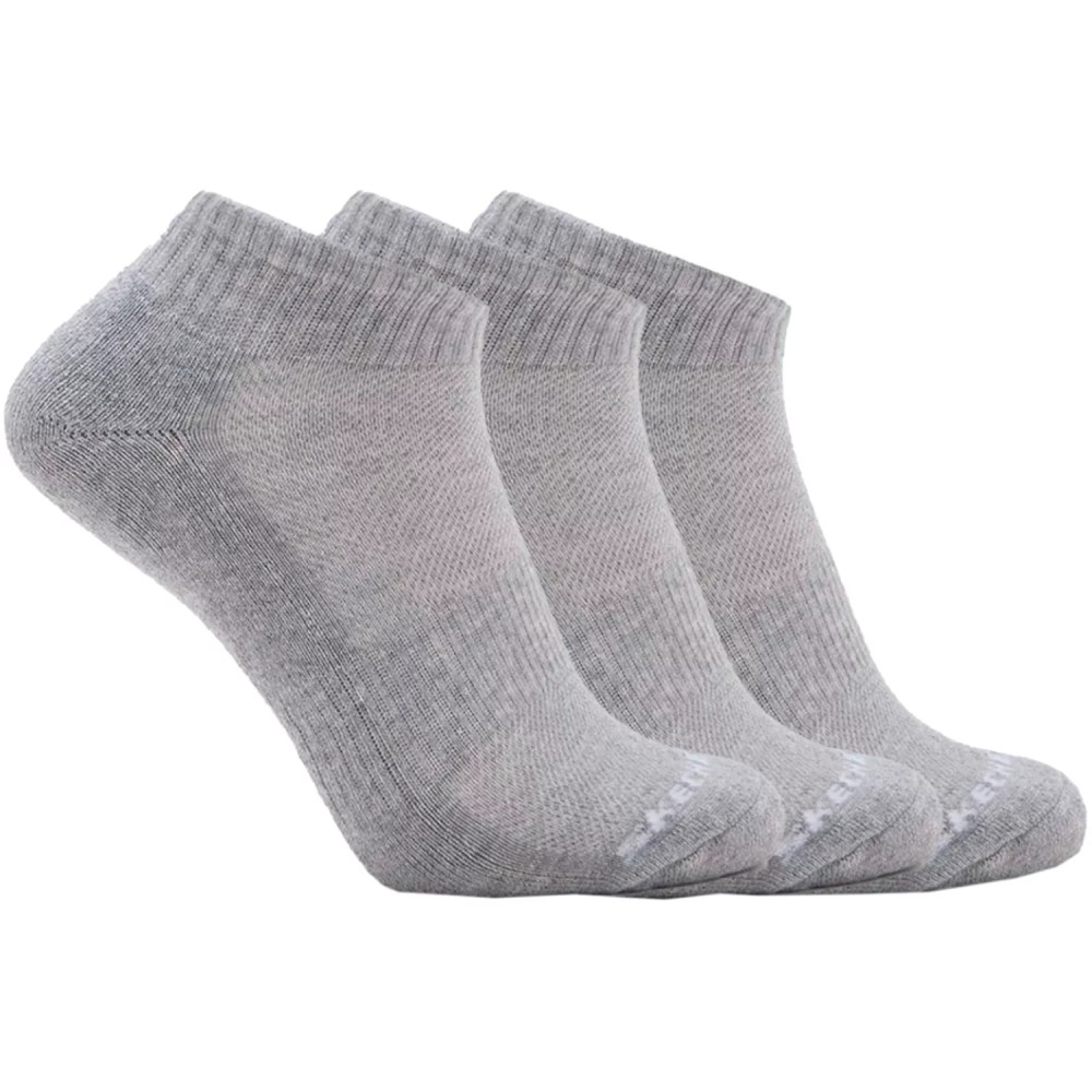 Skechers 3pk Unisex Terry Qtr Crew S111035-039, Skechers