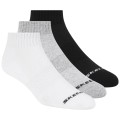 Skechers 3pk Unisex Terry Qtr Crew S111035-107, Skechers
