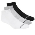 Skechers 3pk Unisex Terry Qtr Crew S111035-107, Skechers