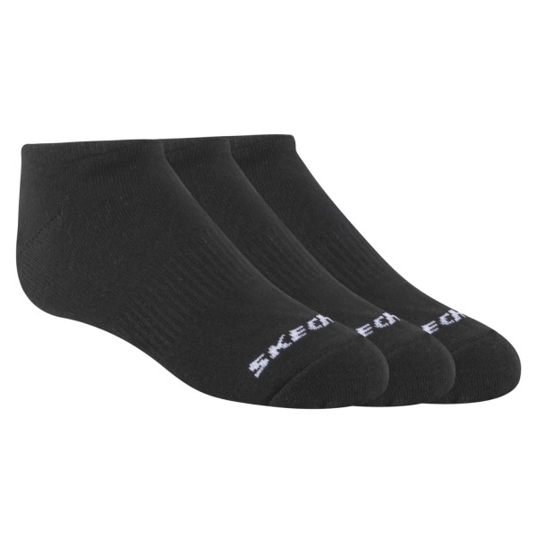 Skechers 3pk Unisex Non Terry No Show S114041-001