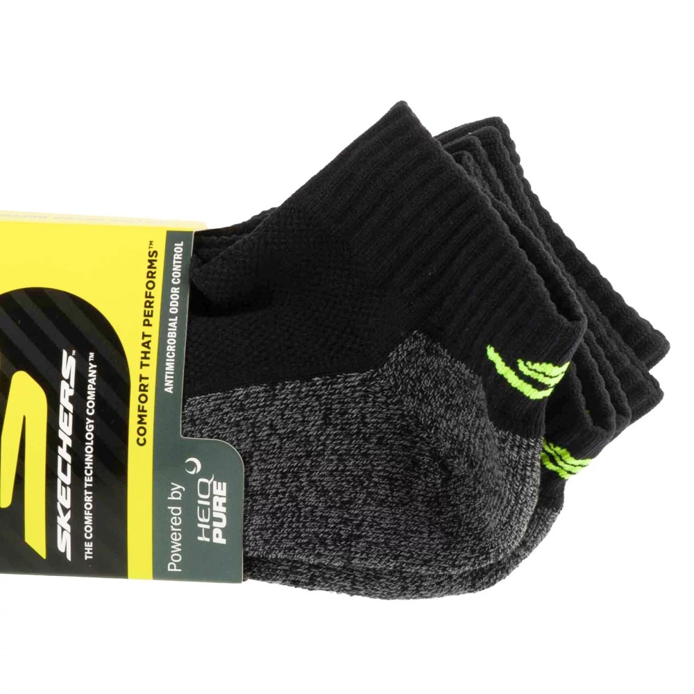 Skechers 3pk Mens 1/2 Terry Q-Black Socks
S114981-HBLK, Skechers Skechers 3pk Mens 1/2 Terry Q-Black Socks
S114981-HBLK, Skechers