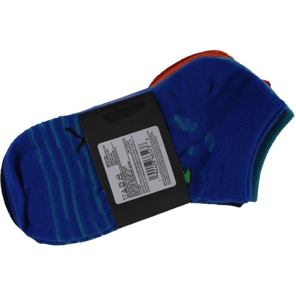 Skechers 6pk Boys Non Terry Low Cut Socks S115172-RDMT Skechers 6pk Boys Non Terry Low Cut Socks S115172-RDMT