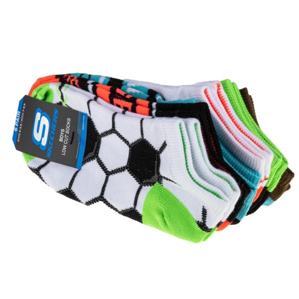 Skechers 6pk Boys Non Terry S115372-MULT