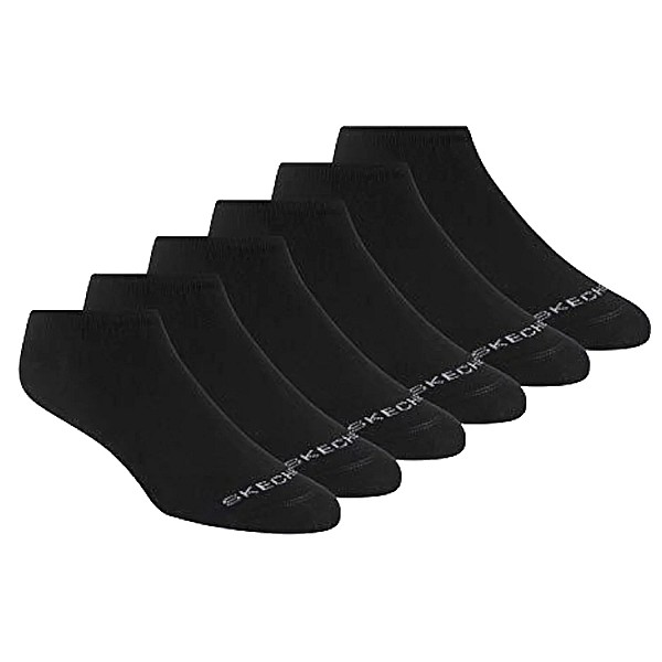 Skechers 6pk Womens Cotton Nshw Socks S116979-BLK