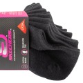 Skechers 6pk Girls Cotton Ns Socks S117880-BLK, Skechers Skechers 6pk Girls Cotton Ns Socks S117880-BLK, Skechers