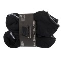 Skechers 6pk Unisex 1/2 Terry Crew Socks S118209-BLK, Skechers