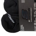 Skechers 6pk Unisex 1/2 Terry Crew Socks S118209-BLK, Skechers