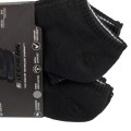 Skechers 6pk Unisex 1/2 Terry Crew Socks S118209-BLK, Skechers
