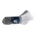 Skechers 3pk Mens Qtr Colorbloc Socks S118998-GRY, Skechers Skechers 3pk Mens Qtr Colorbloc Socks S118998-GRY, Skechers