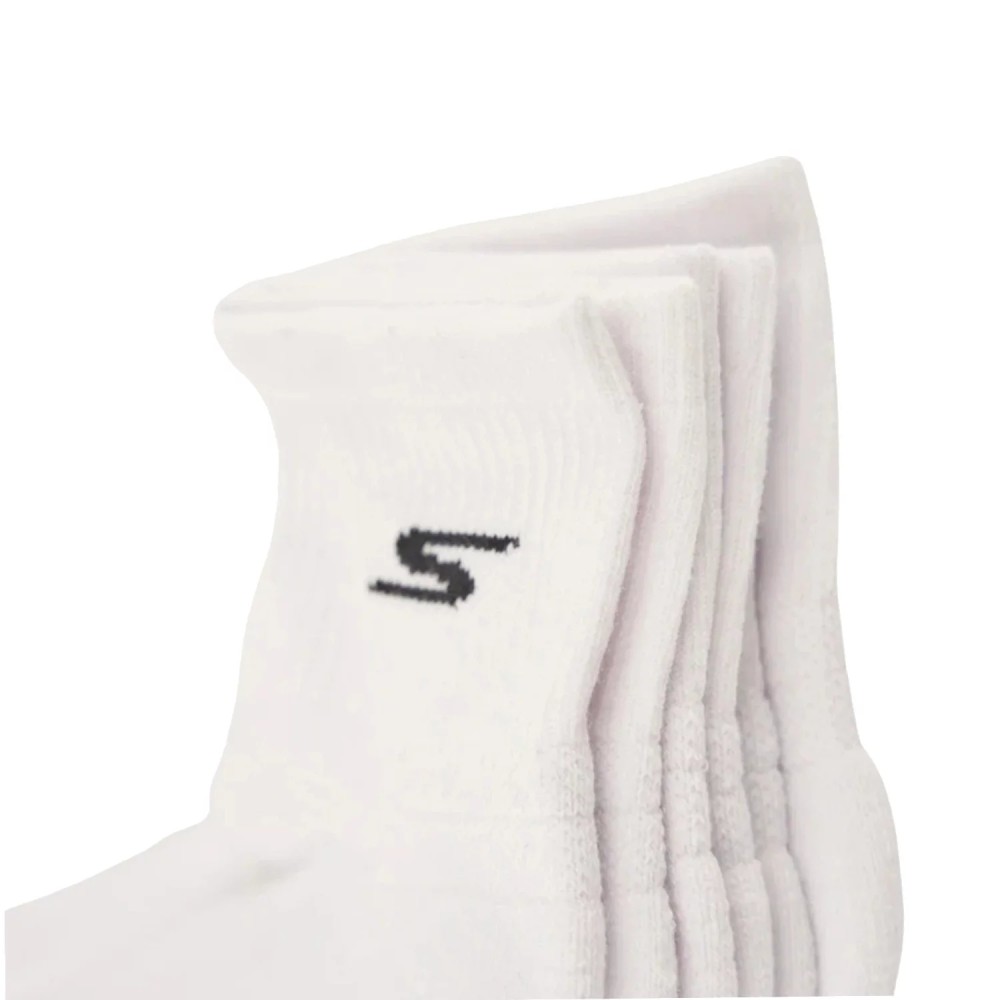 Skechers 3pk Mens Qtr Prem Basic Socks S119050H-WHT, Skechers Skechers 3pk Mens Qtr Prem Basic Socks S119050H-WHT, Skechers