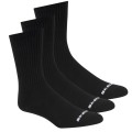 Skechers 3pk Unisex Non Terry Crew S601102-001, Skechers