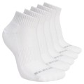 Skechers 5pk Unisex 1/2 Terry Qtr Crew S602095-100, Skechers