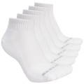 Skechers 5pk Unisex 1/2 Terry Qtr Crew S602095-100, Skechers