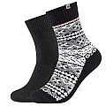 Skechers 2PPK Men Casual Fashion Jacquard Socks SK41049-9999, Skechers