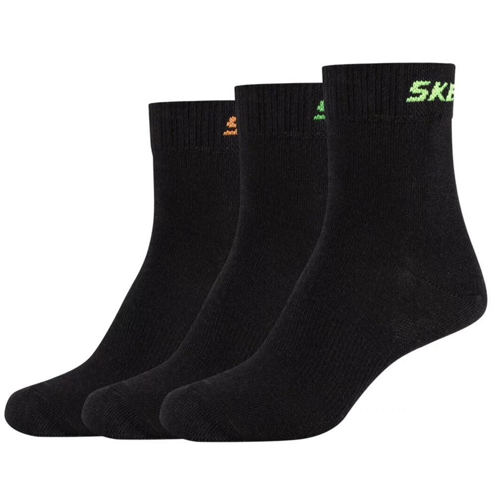 Skechers 3PPK Boys Mech Ventilation Socks SK41064-9999, Skechers