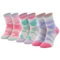 Skechers 3PPK Girls Casual Fancy Tie Die Socks SK41076-6064, Skechers Skechers 3PPK Girls Casual Fancy Tie Die Socks SK41076-6064, Skechers