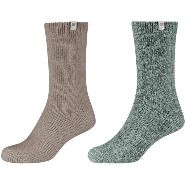 Skechers 2PPK Wm Casual Cozy Lurex Socks SK41103-7899