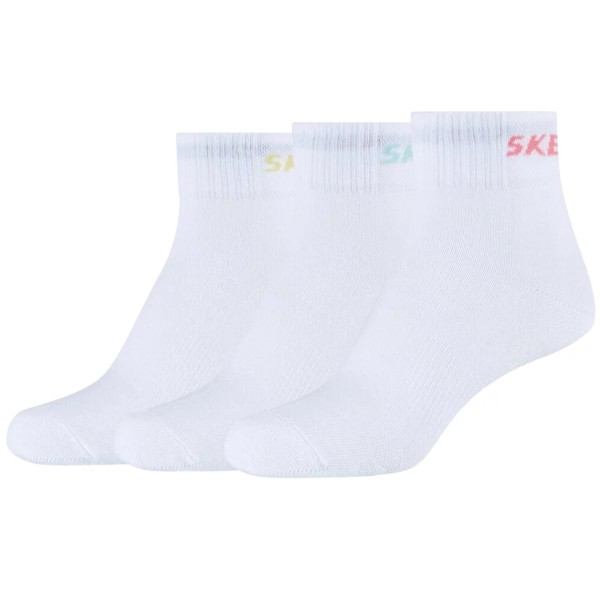 Skechers 3PPK Wm Mesh Ventilation Quarter Socks SK42022-1000