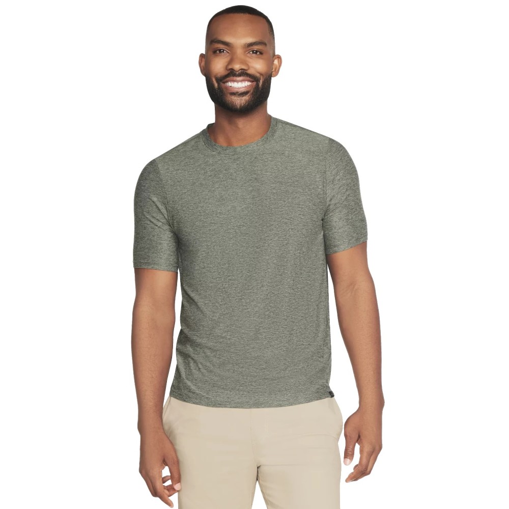 Skechers Go Dri All Day Tee TS107-GNBK, Skechers Skechers Go Dri All Day Tee TS107-GNBK, Skechers