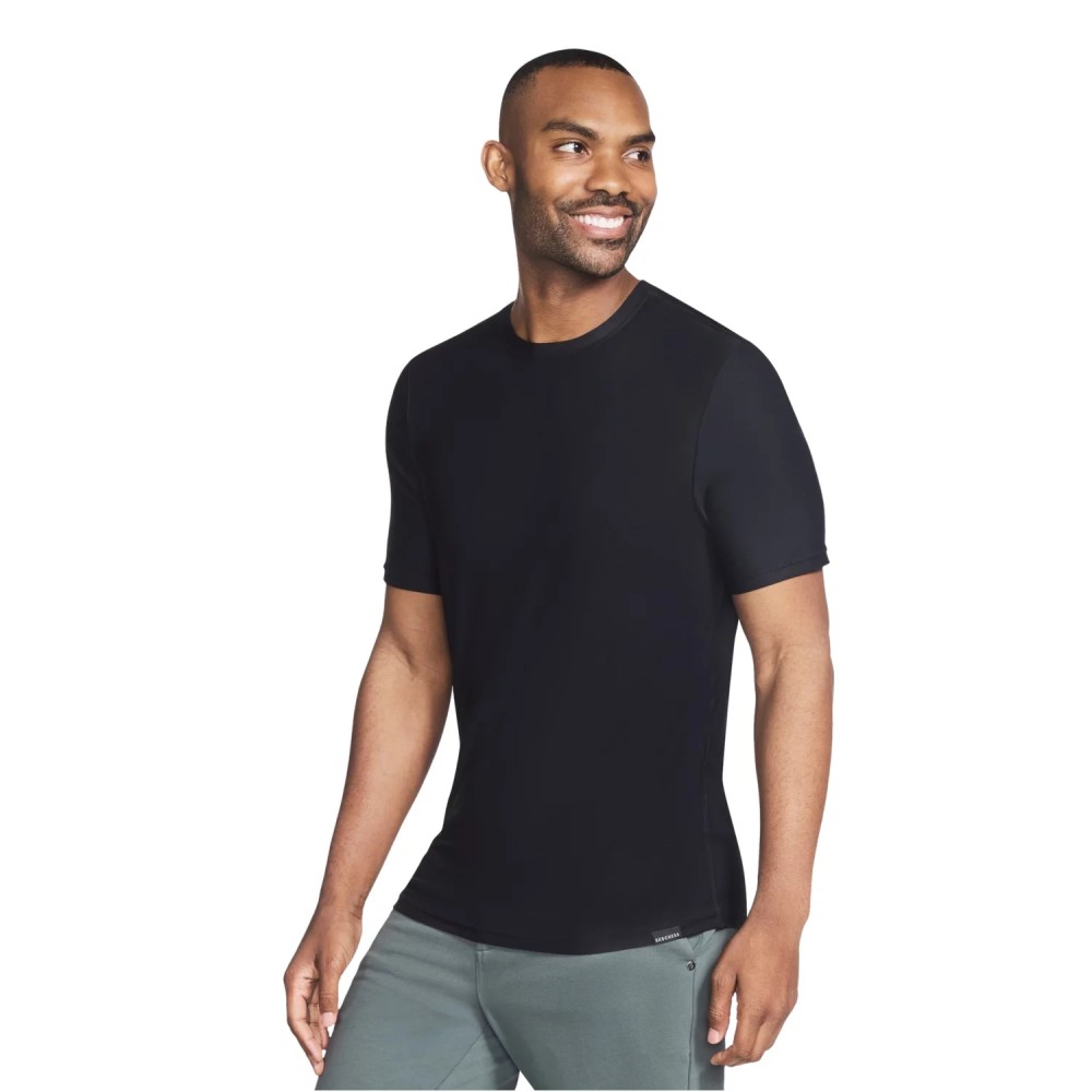 Skechers Go Dri All-Day Tee TS107B-BLK, Skechers Skechers Go Dri All-Day Tee TS107B-BLK, Skechers