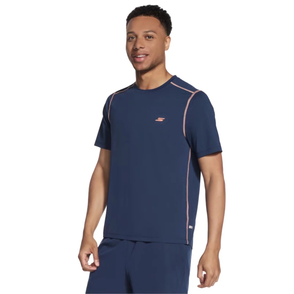 Skechers Go Dri All Day Tee TS315-NVY, Skechers Skechers Go Dri All Day Tee TS315-NVY, Skechers