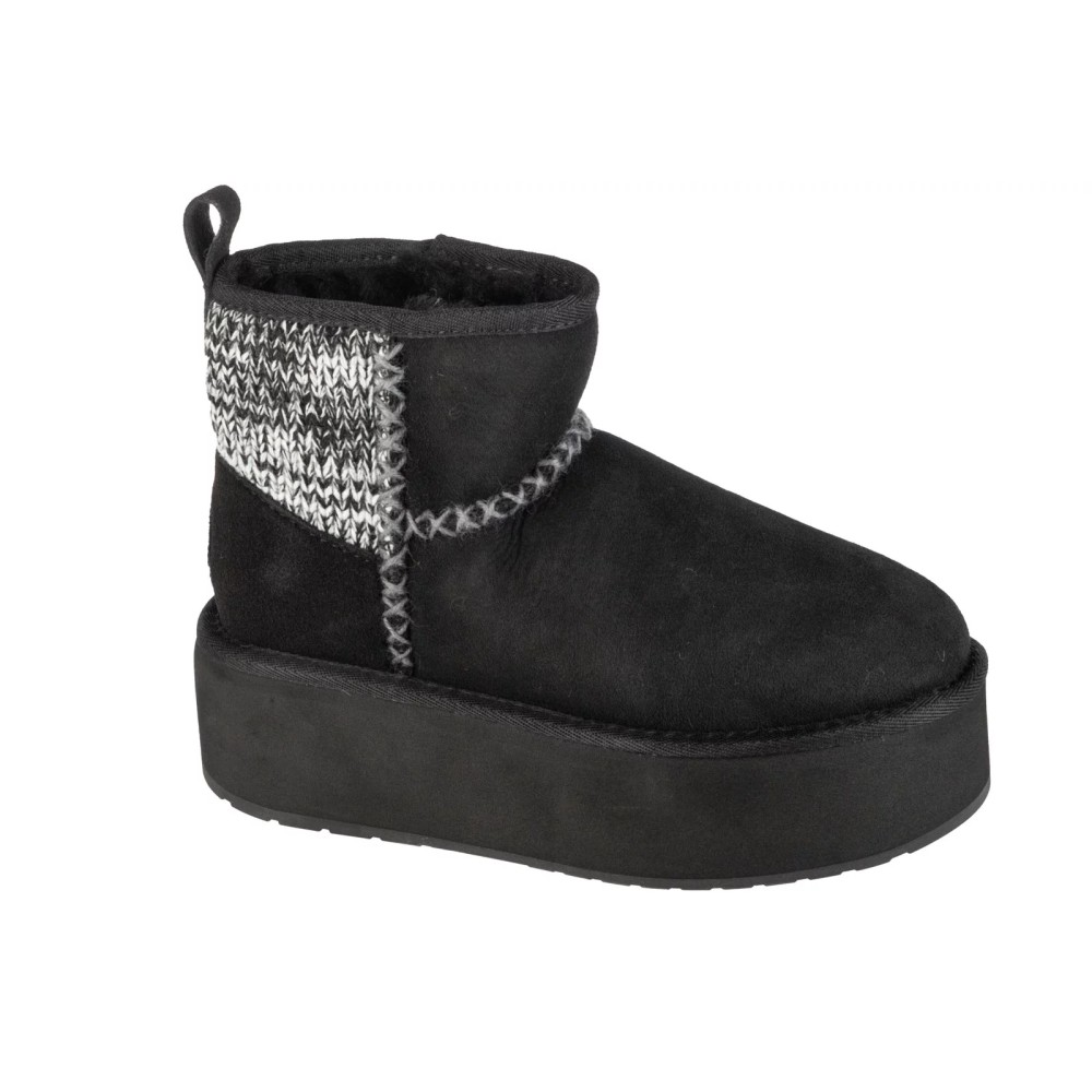 EMU Australia Stinger Knit Flatform W13143-BLAK, Emu Australia EMU Australia Stinger Knit Flatform W13143-BLAK, Emu Australia