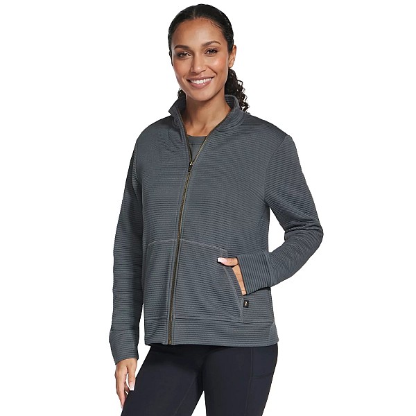 Skechers Go Walk Everywhere Full Zip Hoodless W3JA261-GNBK