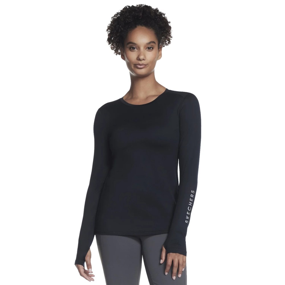 Skechers Go Dri Swift Long Sleeve WLT194-BLK, Skechers