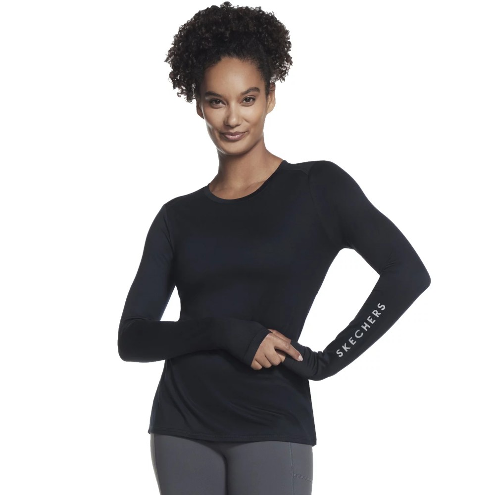 Skechers Go Dri Swift Long Sleeve WLT194-BLK, Skechers