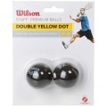Wilson Staff Squash Double Yellow Dot 2 Pack Ball WRT617600, Wilson Wilson Staff Squash Double Yellow Dot 2 Pack Ball WRT617600, Wilson