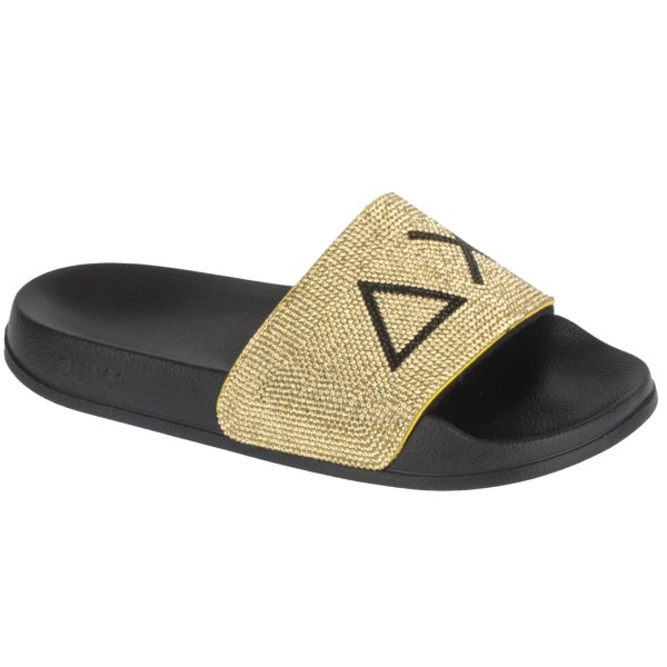 SUN68 Slippers Strass Logo X36211-1143
